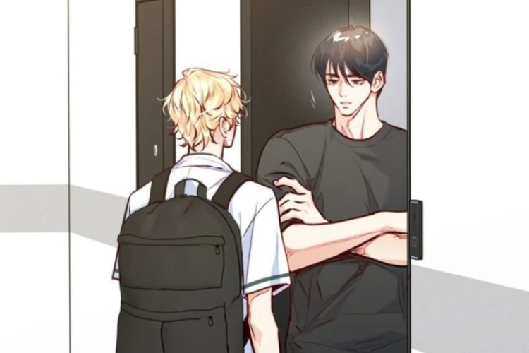 Lectura del BL Manhwa Love is an Illusion! - Superstar Capítulo 33 Español, Preocupada, Byul va directo a la casa del chico