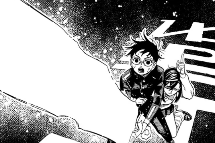 Enlace Manga Dandadan Capítulo 220 en Español Scan RAW: ¡Buen trabajo, Okarun y Momo!