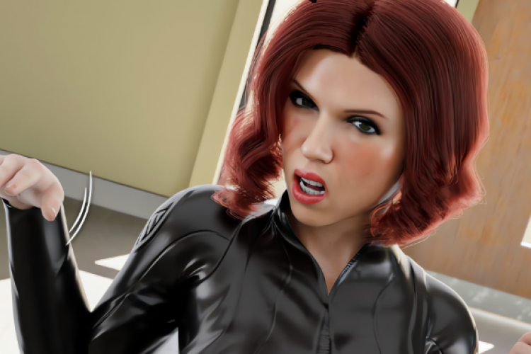 ¡Tensión en la comisaría! Leer Manhwa My Neighbor's Widow Capítulo 48 en Español