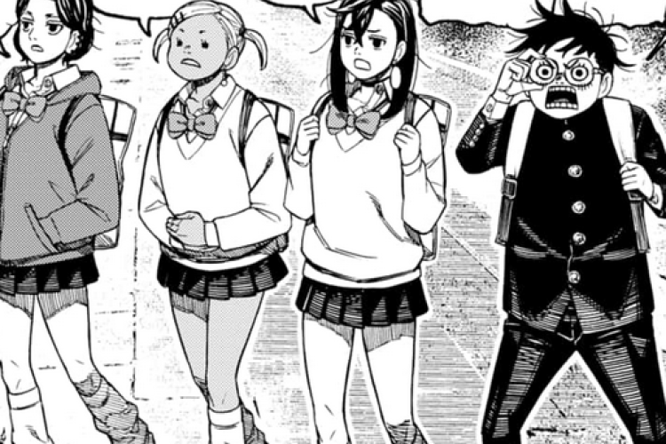 Enlace Manga Dandadan Capítulo 216 en Español Scan, El alienígena Serpo que estropea el ambiente